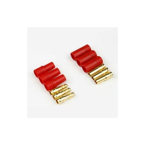 HXT 3 5mm 3 Wire Gold Connector For Motor 1 Pair TURBINES RC