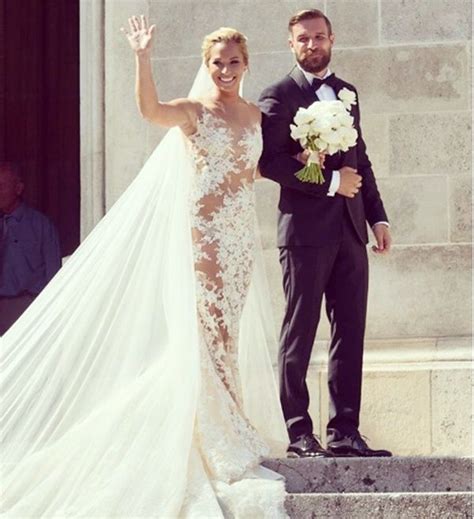 PHOTOS: Dominika Cibulkova sizzles in wedding gown | Designer wedding ...