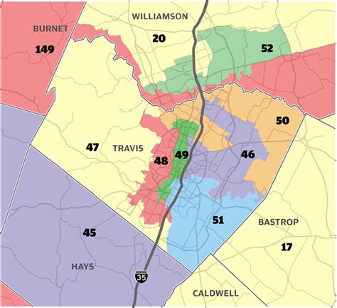 Travis County Voting Precinct Map - Cities And Towns Map