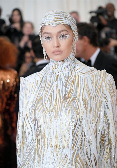 Gigi Hadid Attends The 2019 Met Gala Celebrating Camp Notes On