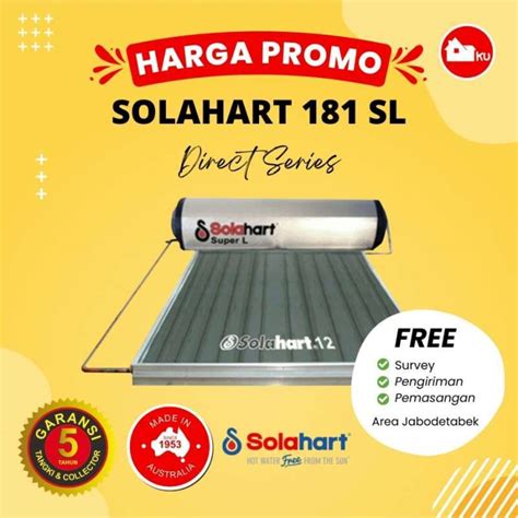 Jual SOLAHART SOLAR WATER HEATER 181 SL PEMANAS AIR SOLAHART 181 SL