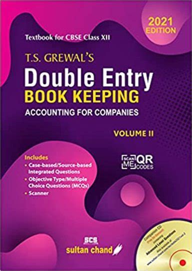 Buy Ts Grewals Double Entry Book Keeping Accounting For Companies Vol