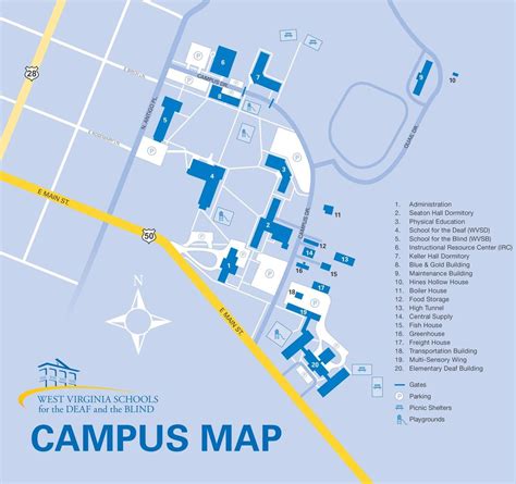 West Virginia State University Campus Map - Map