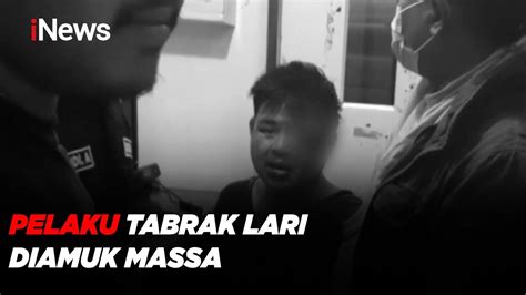 Mabuk Pelaku Tabrak Lari Diamuk Massa Usai Tertangkap Di Pintu Tol