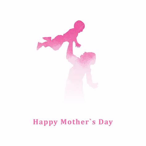 Premium Vector Mom And Daughter Love Background For Mothers Day With