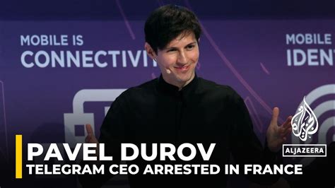 Telegram Messaging App Ceo Pavel Durov Arrested In France Youtube