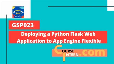 Deploying A Python Flask Web Application To App Engine Flexible