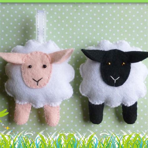 Sheep Feltie Pdf Sewing Pattern Instant Download Easy To Etsy Uk