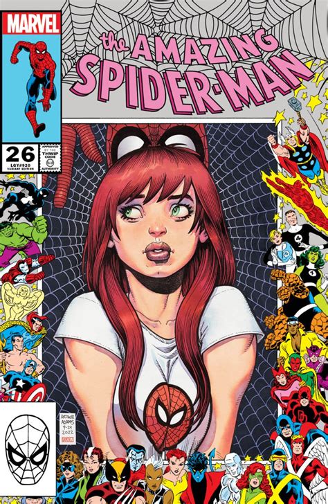 Amazing Spider Man 26 Art Adams Mary Jane Watson Frame Variant