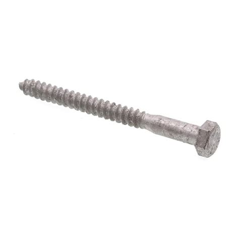 Prime Line A Grade A Hot Dip Galvanized Steel In X In External Hex Lag Screws