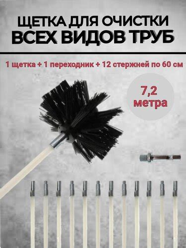 Щетка для чистки дымохода, Ерш для труб, Набор — купить в интернет ...