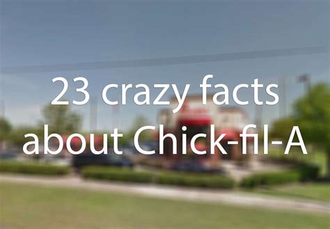 25 Interesting Facts You Should Know About Chick Fil A