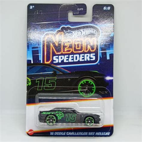 Hot Wheels Original Dodge Challenger SRT Hellcat Neon Speeders Shopee Philippines