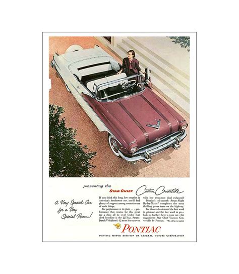 1956 Pontiac Portrait Print Ads - Over-Drive Magazine