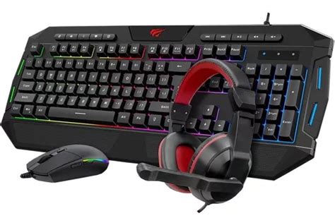 Combo Gamer Teclado Mouse Diadema Pad Mouse Havit Kb Cm Mercadolibre