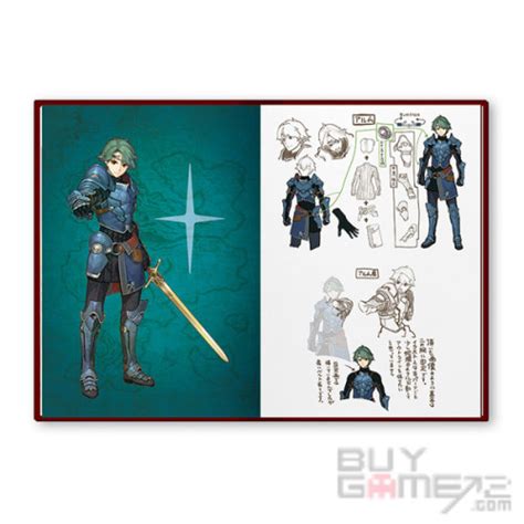 Booklet Fire Emblem Echoes Shadows Of Valentia Limited Gallery Book Japanese