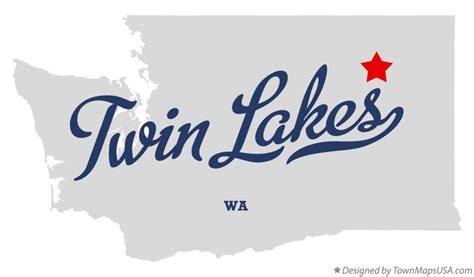 map  twin lakes wa washington