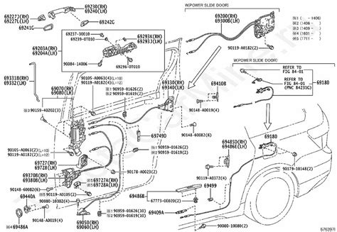 Visual Guide To 2005 Toyota Sienna Sliding Door Parts