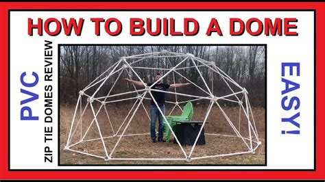 How To Build A Geodesic Dome With Cover Easy Igloo Greenhouse Shelter