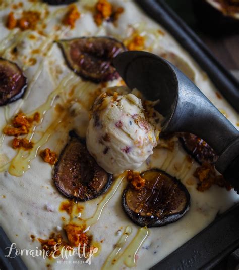 Caramelised Fig Honeycomb Ice Cream Not Quite Nigella