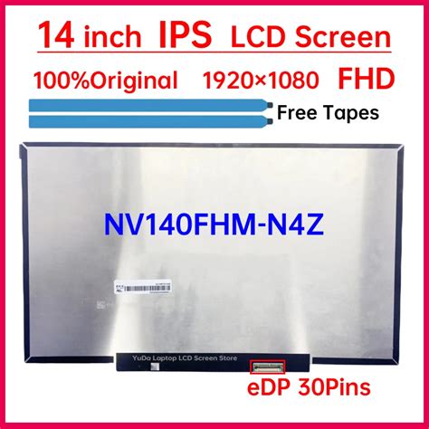 14 Inch IPS Laptop LCD Screen NV140FHM N4Z NV140FHM N4Z Replacement