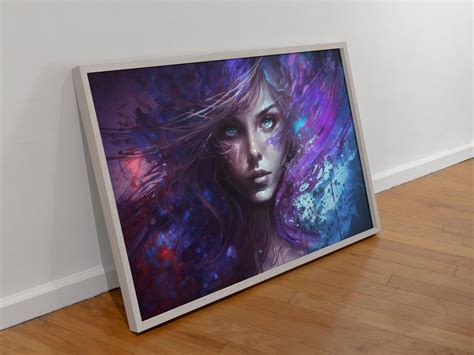 Ai Art Beautiful Woman Ai Generated Wall Art Digital Download Abstract