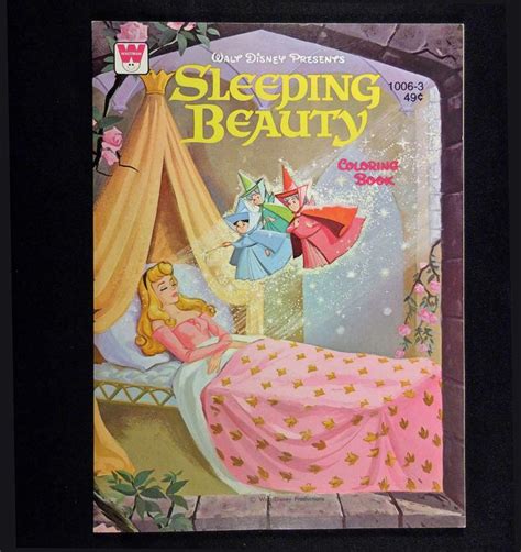 Vintage 1970 Whitman Walt Disneys Sleeping Beauty Coloring Book