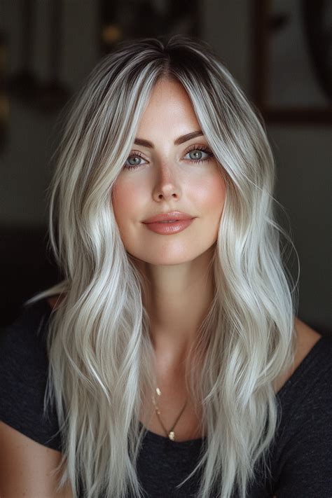 Chill Out With These Stunning Icy Blonde Balayage Inspirations