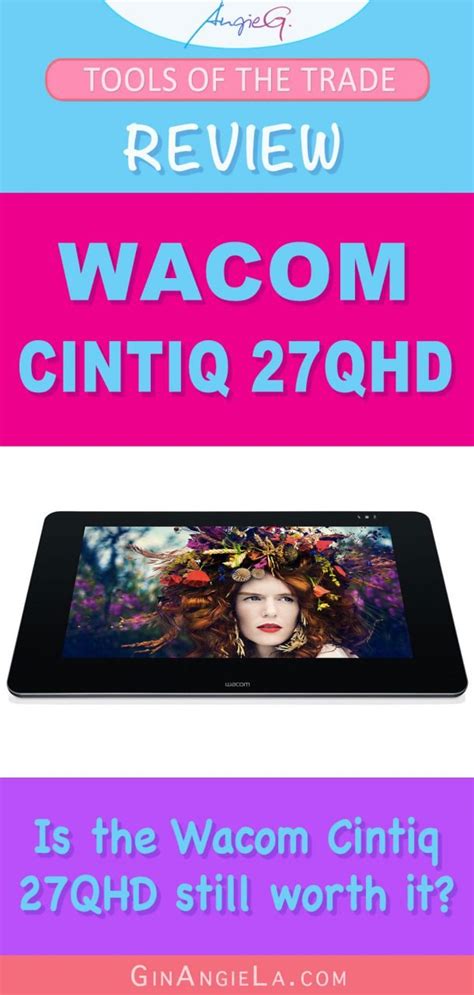 Wacom Cintiq Qhd Creative Pen Display Tablet Review