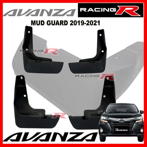 Toyota Avanza 2019 To 2021 OEM Mud Guard Matte Black With Screw Not