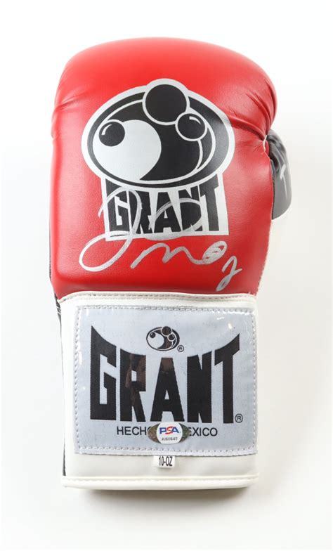 Floyd Mayweather Jr Signed Grant Boxing Glove Inscribed Tmt Psa