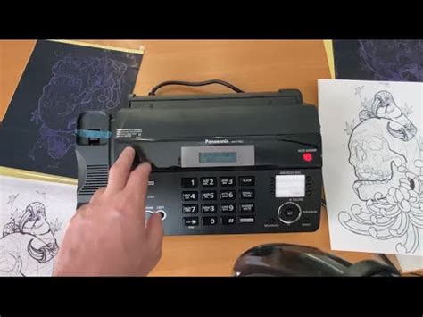 Тату принтер факс для трансфера. Fax machine to tattoo stencil copier ...