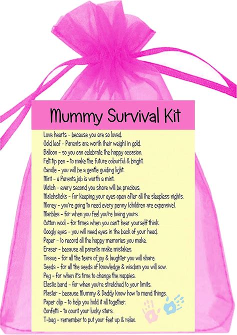 New Mum Survival Kit Kit Di Sopravvivenza Per Neomamma Amazon It