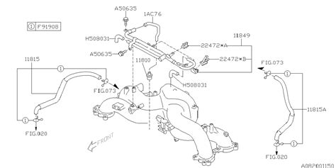 Subaru Legacy Pcv Valve Hose Pcv Valve For U Ac Cross