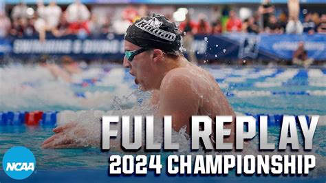 2024 Ncaa Diii Swimming And Diving Championship Day One Full Replay