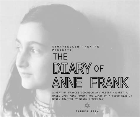 The Diary Of Anne Frank Storyteller Theatre