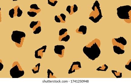 Leopard Print Spotted Texture Seamless Pattern Stock Vector (Royalty ...