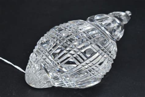 Signed Waterford Crystal Shell Paperweight Paperweights And Dumps Precious Objects