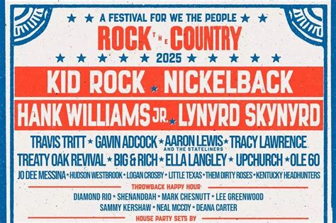 Kid Rock and Lynyrd Skynyrd Plot Rock the Country 2025 Festival