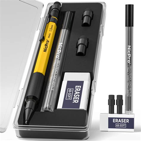 Nicpro 13 Mm Mechanical Pencils Set