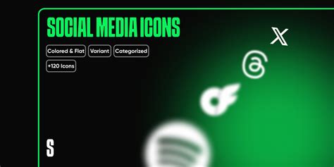 Social Media Icons (+120) | Figma