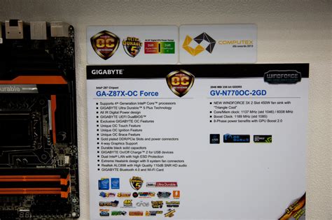 Gigabyte Haswell Motherboards GA Z87X OC Force GA H87N GA B85M D3H