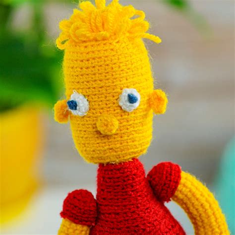 Crochet Boy Doll Toy Boy Doll Knit Home Decoration Knitted Boy Doll Toy