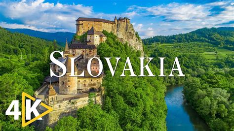 Flying Over Slovakia K Uhd Soothing Music Along With Beautiful