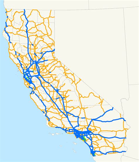 California Freeway Map