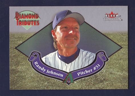 2002 FLEER TRADITION DIAMOND TRIBUTES 11 RANDY JOHNSON NRMT MT EBay