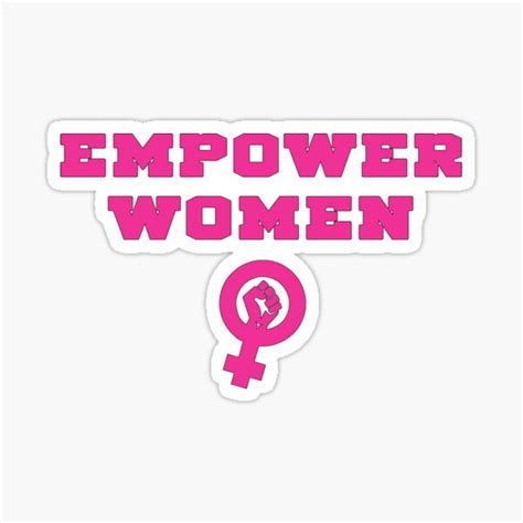 Empower Women Sticker By Martillova Redbubble