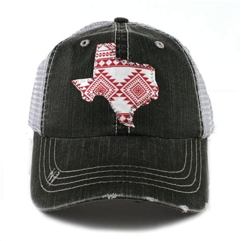 Texas southern hats Embroidered distressed trucker caps | Wholesale ...