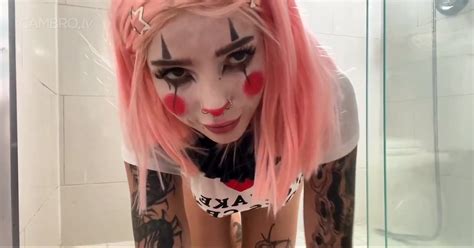 Watch Babyfooji Clown Girl Plays With Her Dildo In The Shower Porn