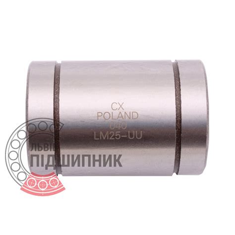 Подшипник LM 25 UU (LM25 UU) [CX] Линейный подшипник CX, Подшипники ...
